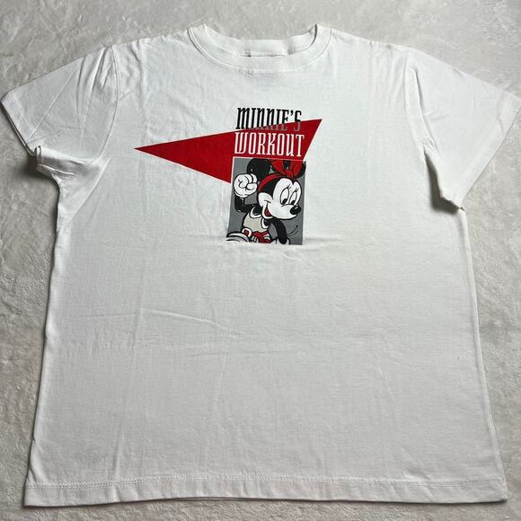 Disney Athletic vintage Minnie Mouse workout t-shirt size XL Women's USA - Picture 1 of 8